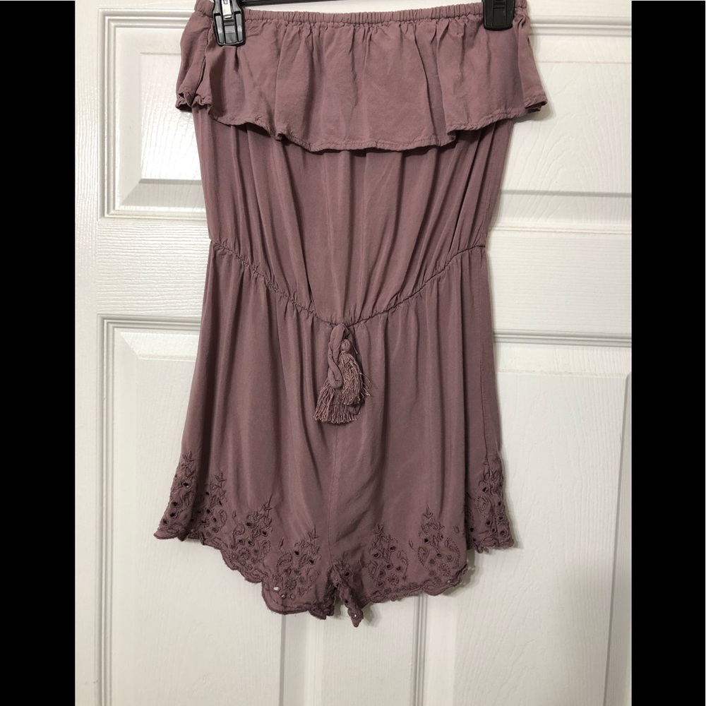 Strapless Romper